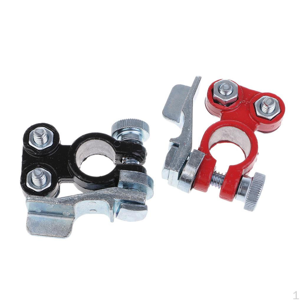 Профессиональный зажим для аккумуляторного кабеля, регулируемый, 2 шт.